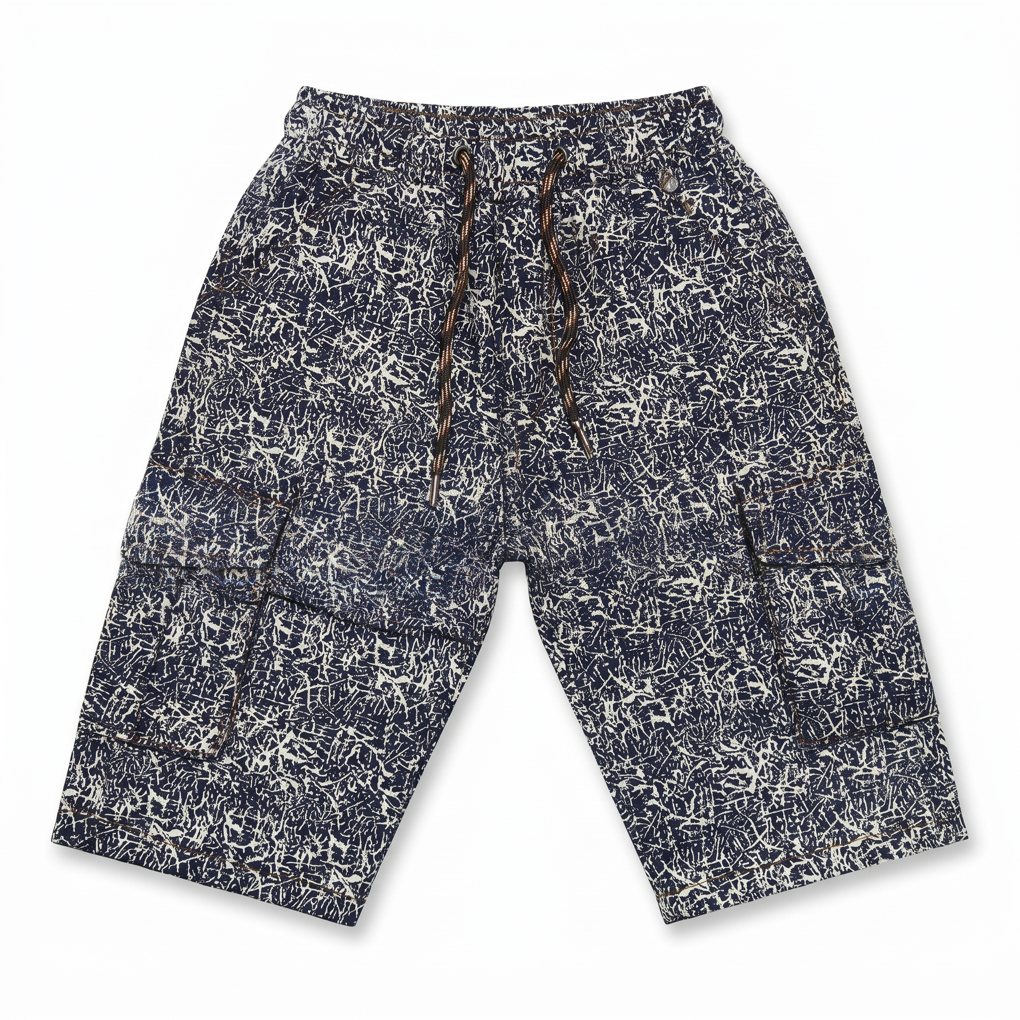 Printed Drawstring Shorts